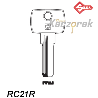 Silca 097 - klucz surowy mosiężny - RC21R